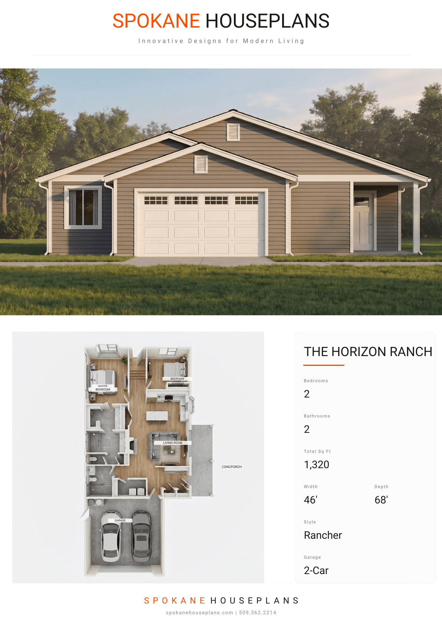THE HORIZON RANCH plan flyer
