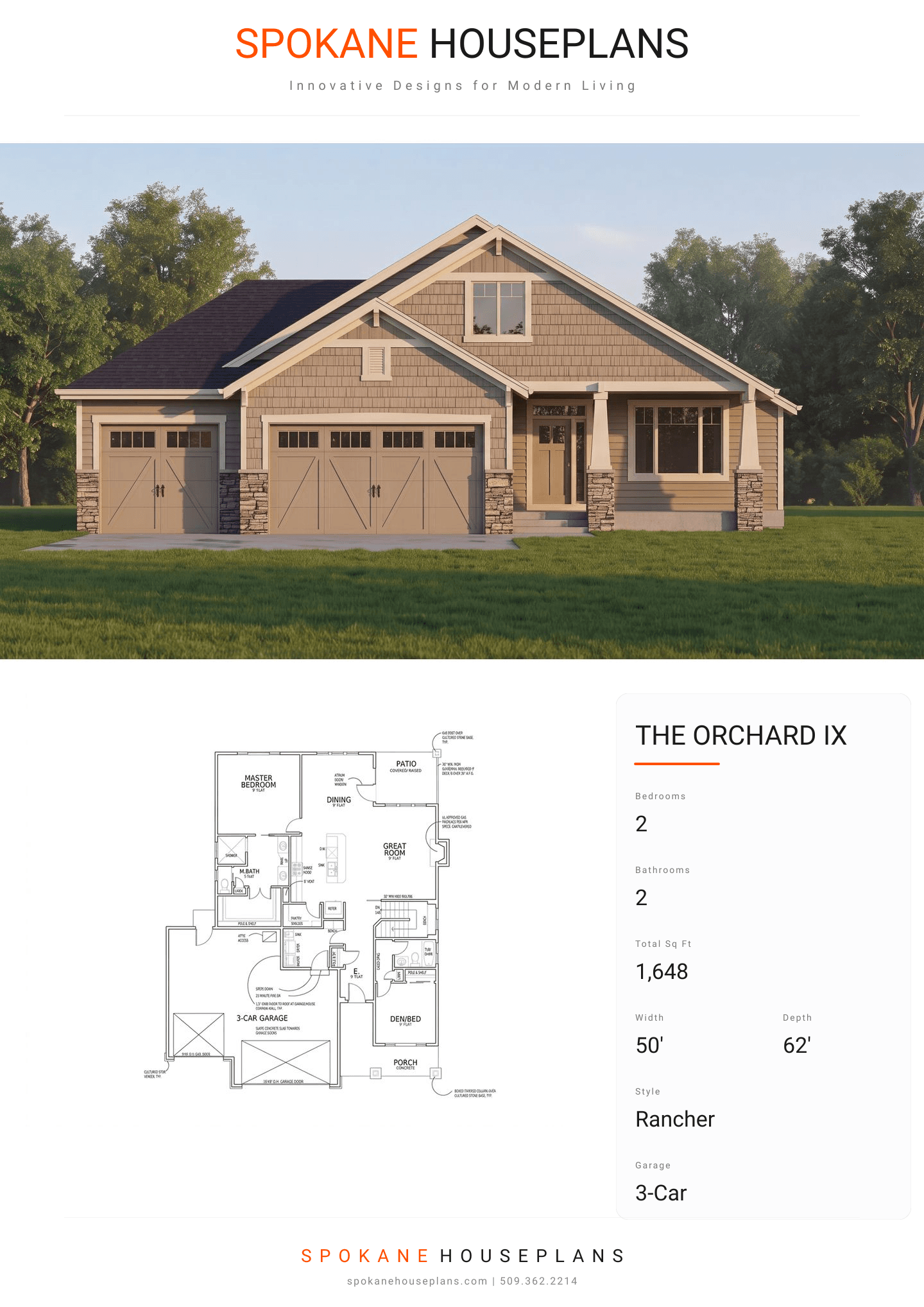 THE ORCHARD IX plan flyer