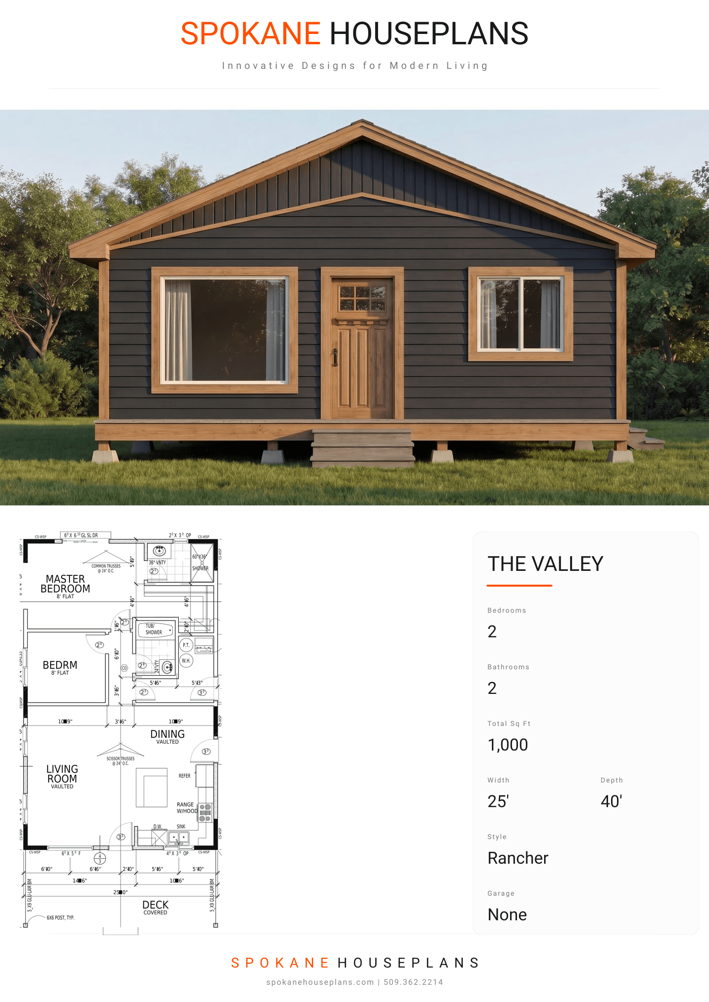 THE VALLEY plan flyer