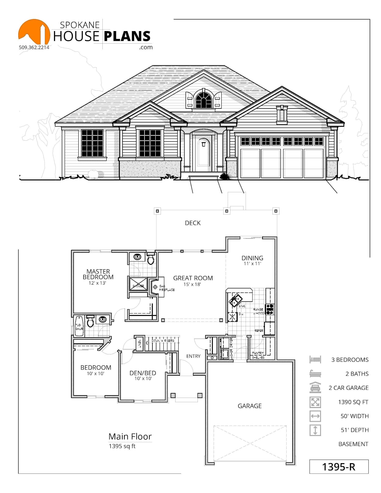 1395-R plan flyer