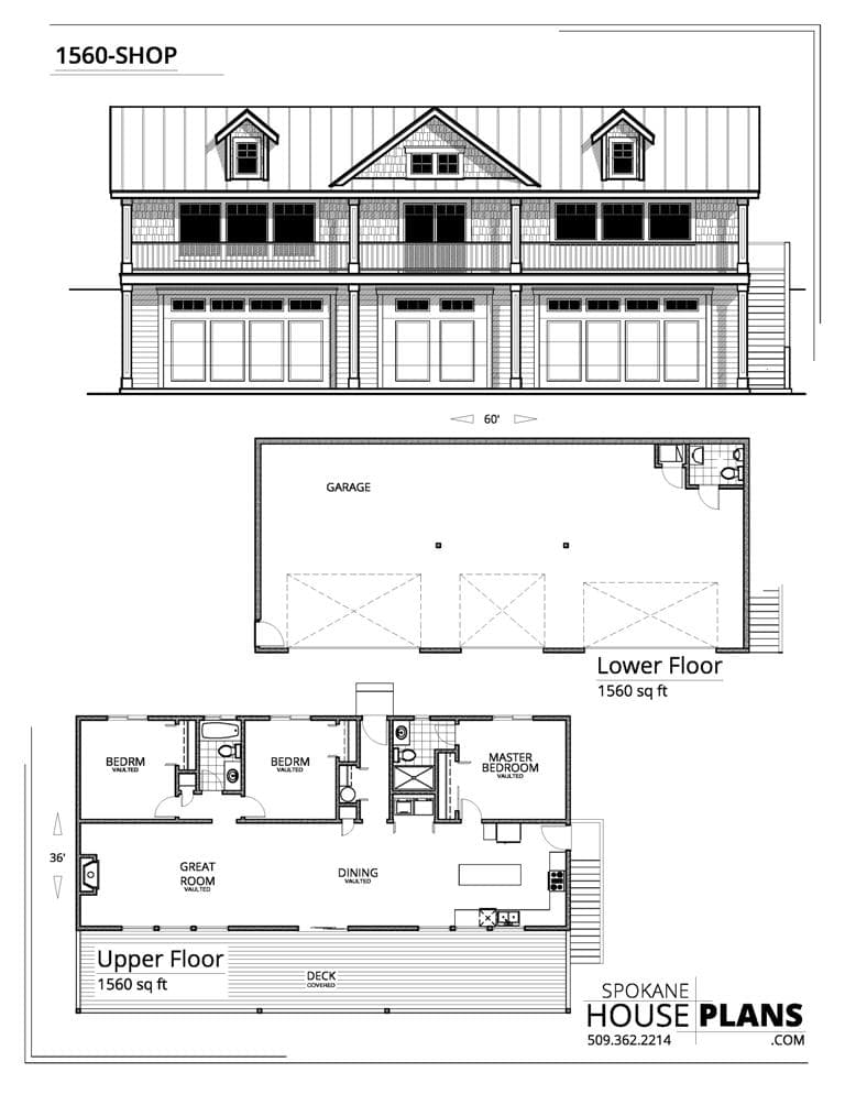 1560-SHOP plan flyer