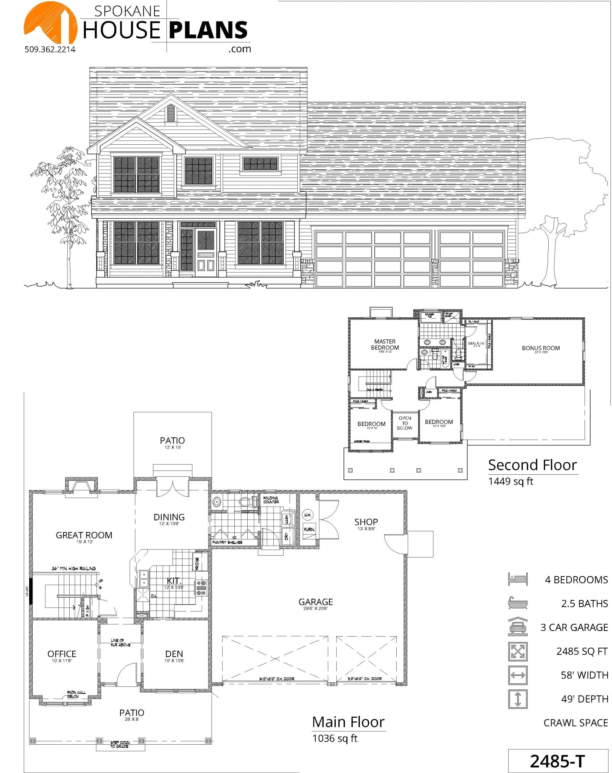 2485-T plan flyer
