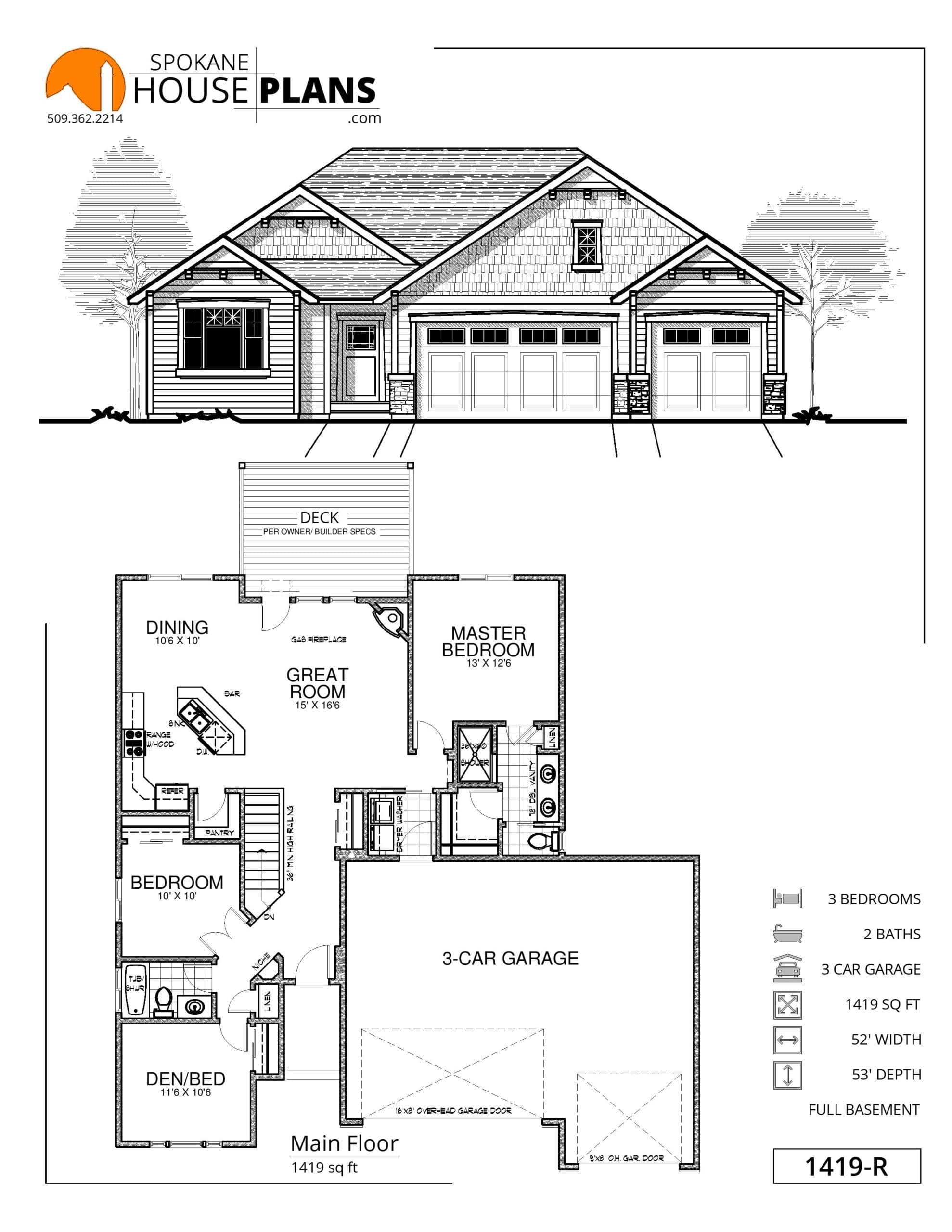 1419-R plan flyer