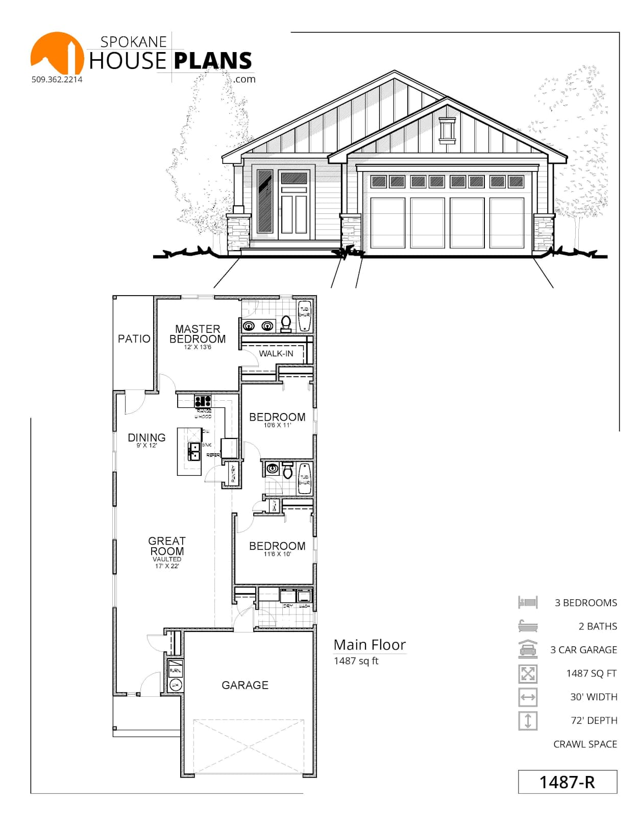 1487-R plan flyer