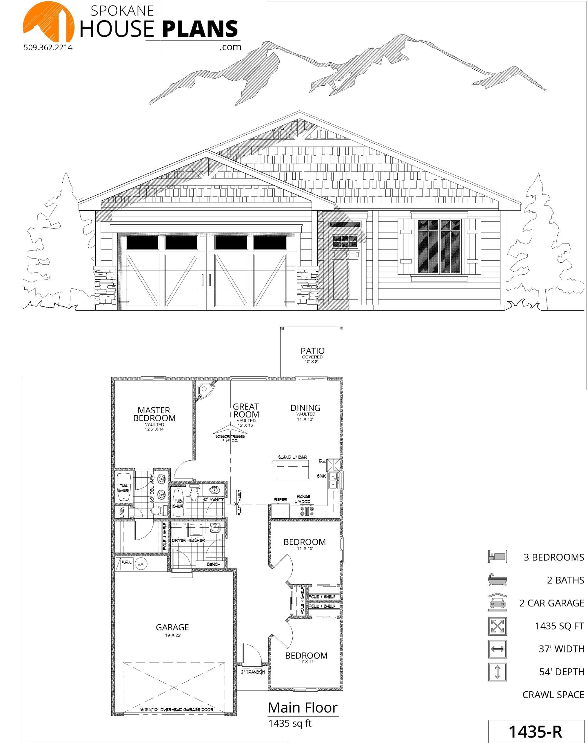 1435-R plan flyer