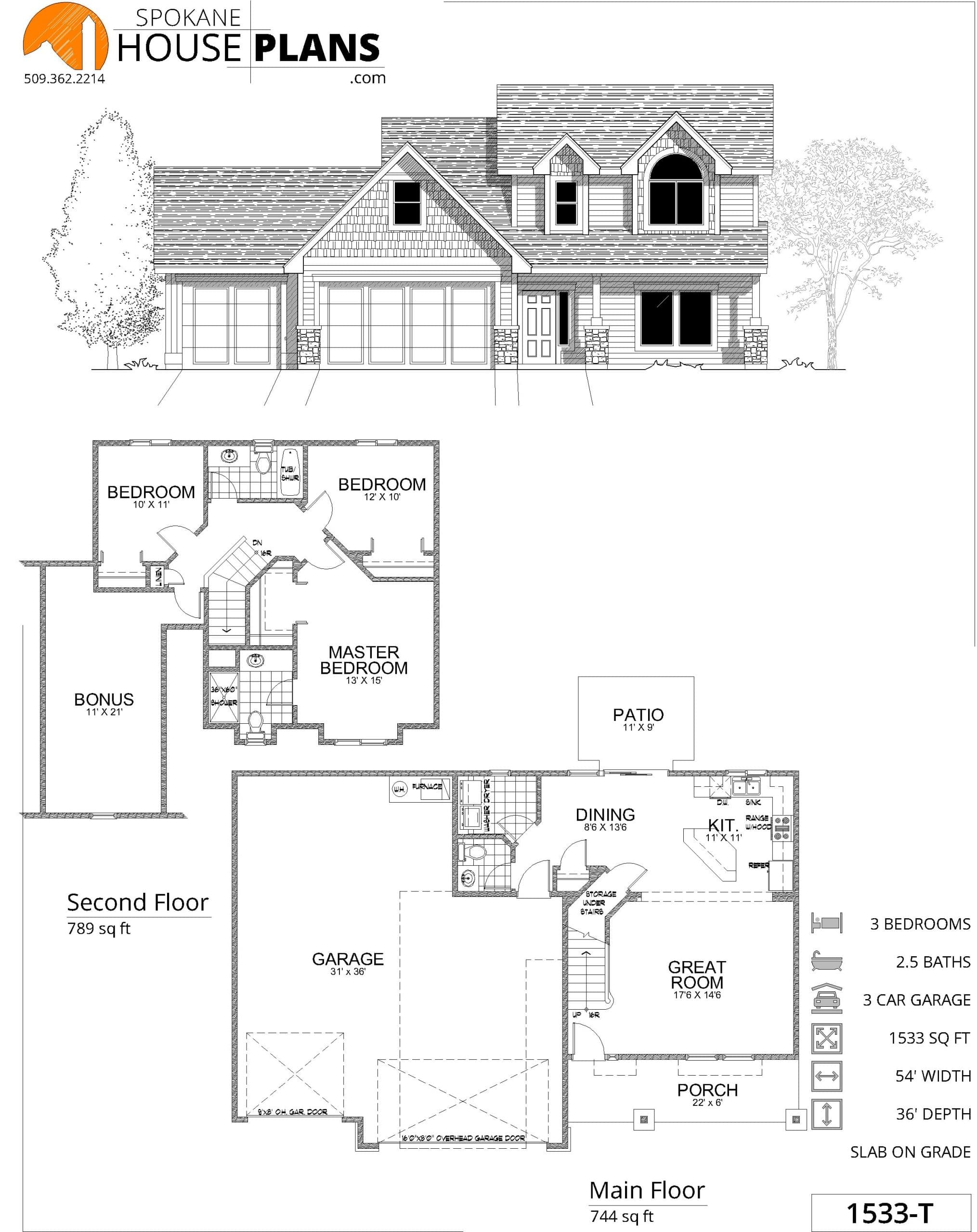 1533-T plan flyer
