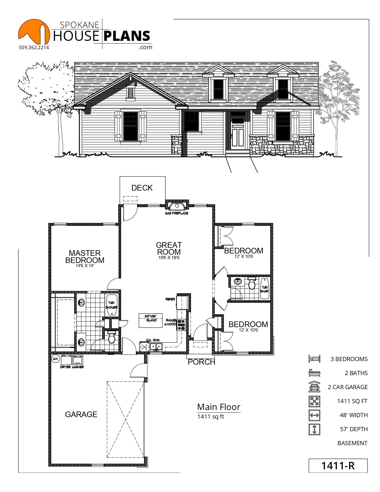 1411-R plan flyer