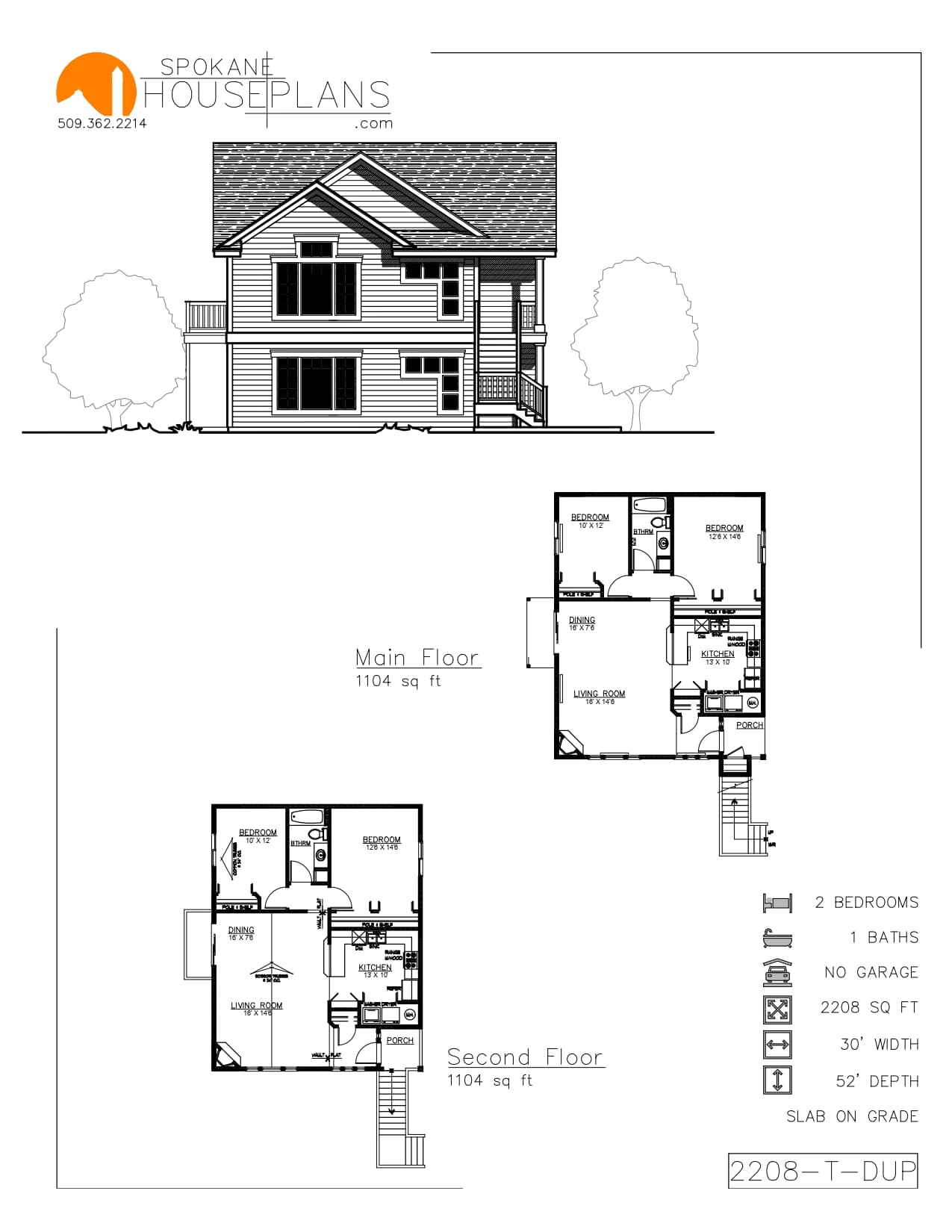 2208-T-DUP plan flyer