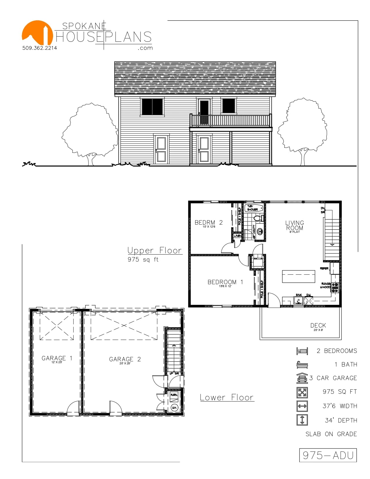 975-ADU plan flyer
