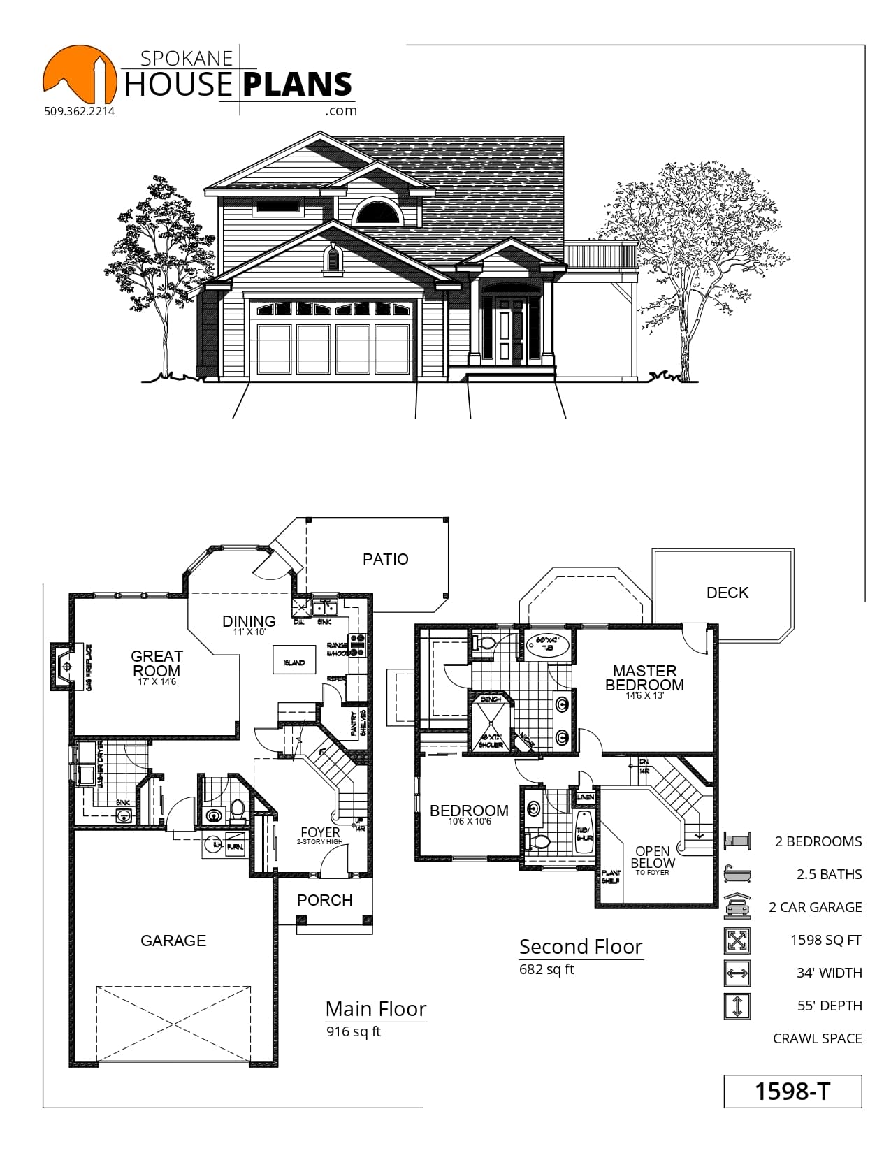 1598-T plan flyer